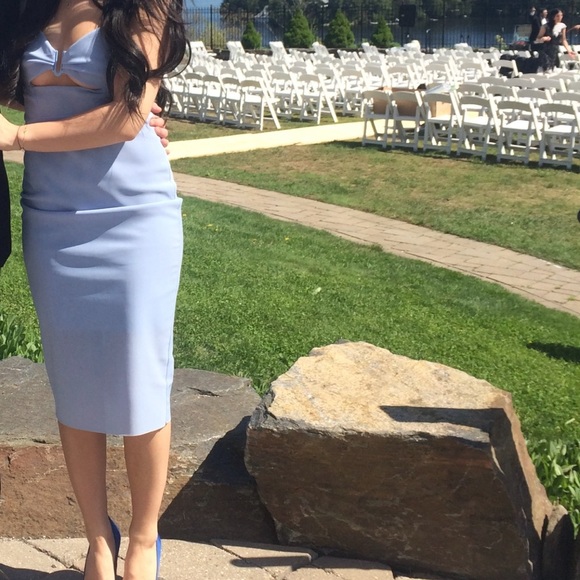 BEC AND BRIDGE DRESS SIZE 4. BLUE MIDI DRESS. - Picture 4 of 5